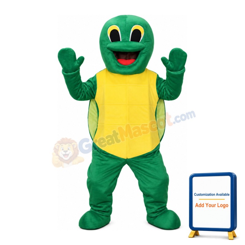 Basic Happy Turtle Mascot Costume