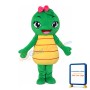 Lovely Cartoon Turtle With Pink Bow Mascot Costume