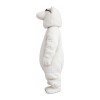 Smart Long Fur White Bear Mascot Costume