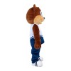 Funny Cartoon Brown Bear With Sports Suit Mascot Costume