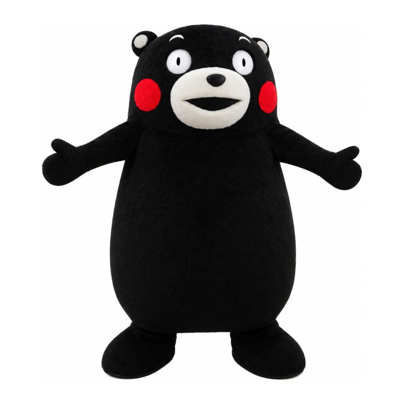 Excited Running Kumamoto Mascot Costume