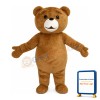 Basic Fat Brown Bear Mascot Costume
