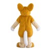 Plush Long Fur Brown & White Dog Mascot Costume