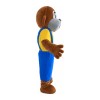 Unisex Naughty Monkey With Blue Rompers Mascot Costume