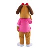 Adorable Pink Loving Dog Mascot Costume