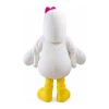 Egret With Pink Bow Mascot Costume