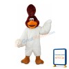 Plush Long Fur Brown & White Bird Mascot Costume