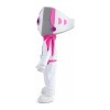 Funny Cartoon White Female Robot Mascot Costume