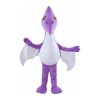 Lively Cartoon Purple Bat Mascot Costume