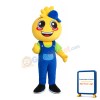 Lovely Sincere Boy And Girl With Suit Mascot Costume