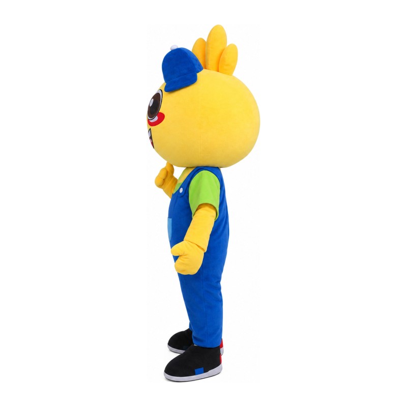 Lovely Sincere Boy And Girl With Suit Mascot Costume