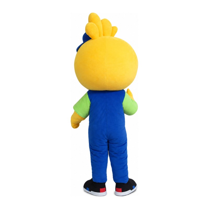 Lovely Sincere Boy And Girl With Suit Mascot Costume