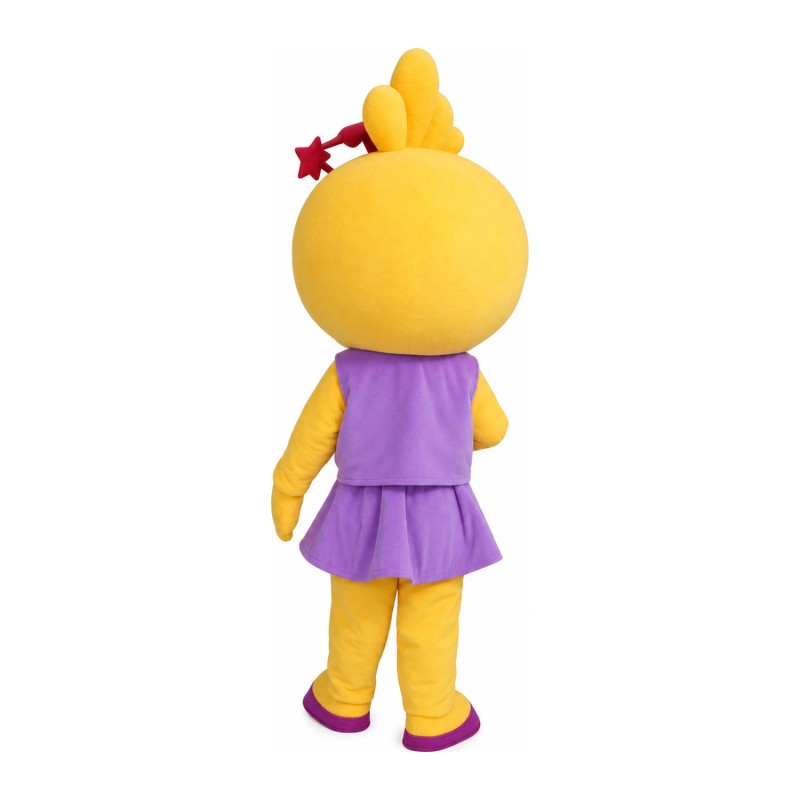Lovely Sincere Boy And Girl With Suit Mascot Costume