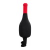 Cartoon Black & Red Inflatable Bottle Mascot Costume