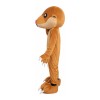 Adorable Cartoon Brown Pangolin Mascot Costume