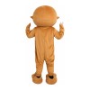 Adorable Cartoon Brown Pangolin Mascot Costume