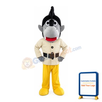 Big Bad Wolf With Set Mascot Costume Completed Suit