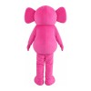 Rose Red Elephant Mascot Costume