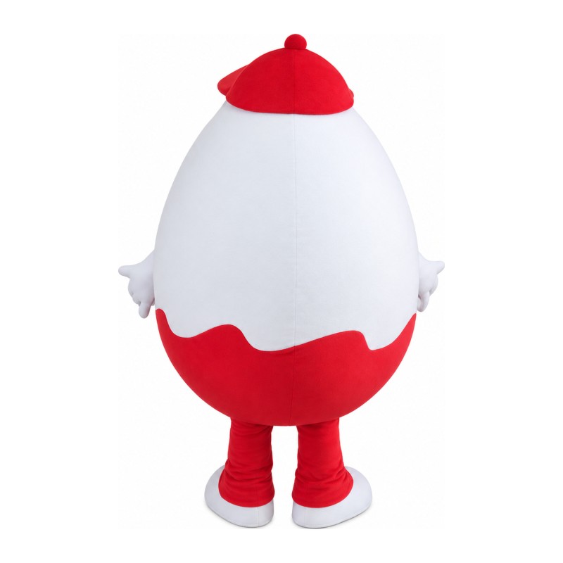 Interesting Cartoon Red & White Egg Mascot Costume
