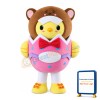 Super Cute Eggshell Chicken With Bear Headgear Mascot Costume