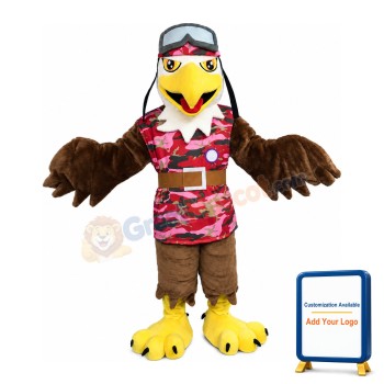Pilot Eagle Mascot Costume