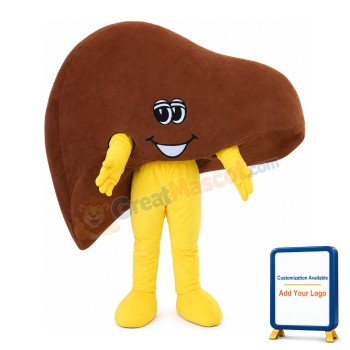 For Halloween Party Cartoon Liver Mascot Costume