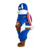 Brave Cartoon Superman Pigeon Mascot Costume