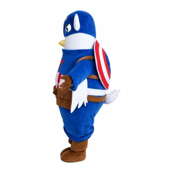 Brave Cartoon Superman Pigeon Mascot Costume