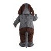 Loyal Brown & Grey Dog Mascot Costume