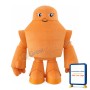 Funny Cartoon Orange Fixed Robot Mascot Costume