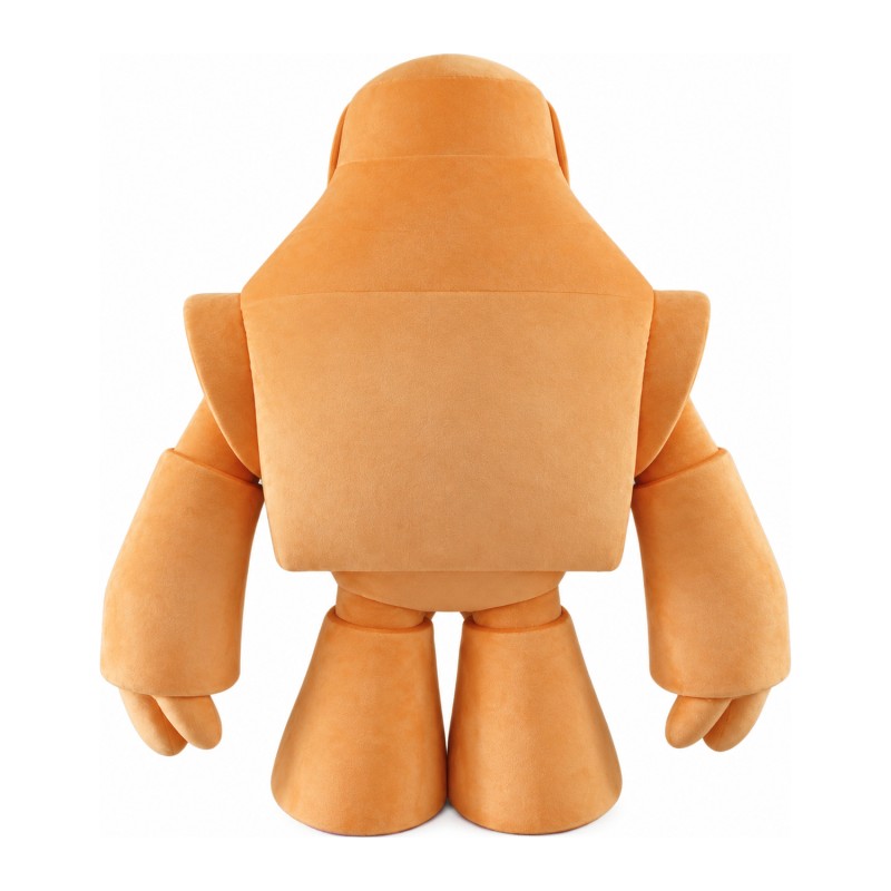 Funny Cartoon Orange Fixed Robot Mascot Costume