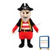One-eyed Old Pirate Mascot Costume