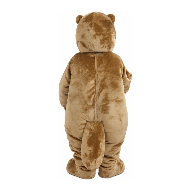 Friendly Plush Brown Beaver Mascot Costume