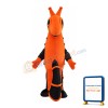 Completed Suit Black & Orange Seahorse Mascot Costume