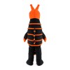 Completed Suit Black & Orange Seahorse Mascot Costume