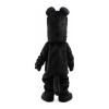Unisex Furry Black & White Dog Mascot Costume