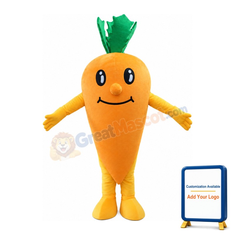 Party Event Cartoon Carrot Mascot Costume