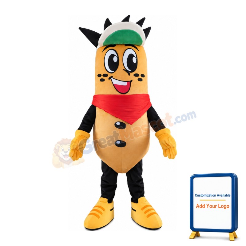 New Cartoon Ham Sausage Men And Women Mascot Costume