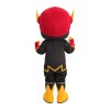 Brown Muscle Puppet With Red Headgear Mascot Costume
