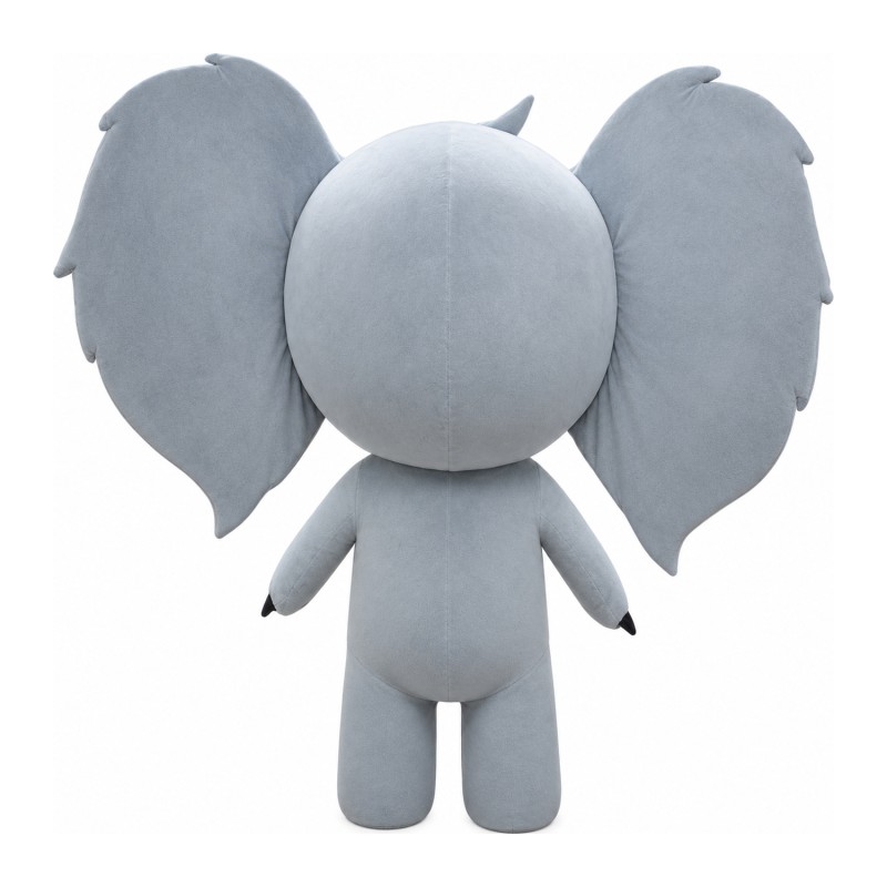 Super Big Ears Grey Koala Mascot Costume