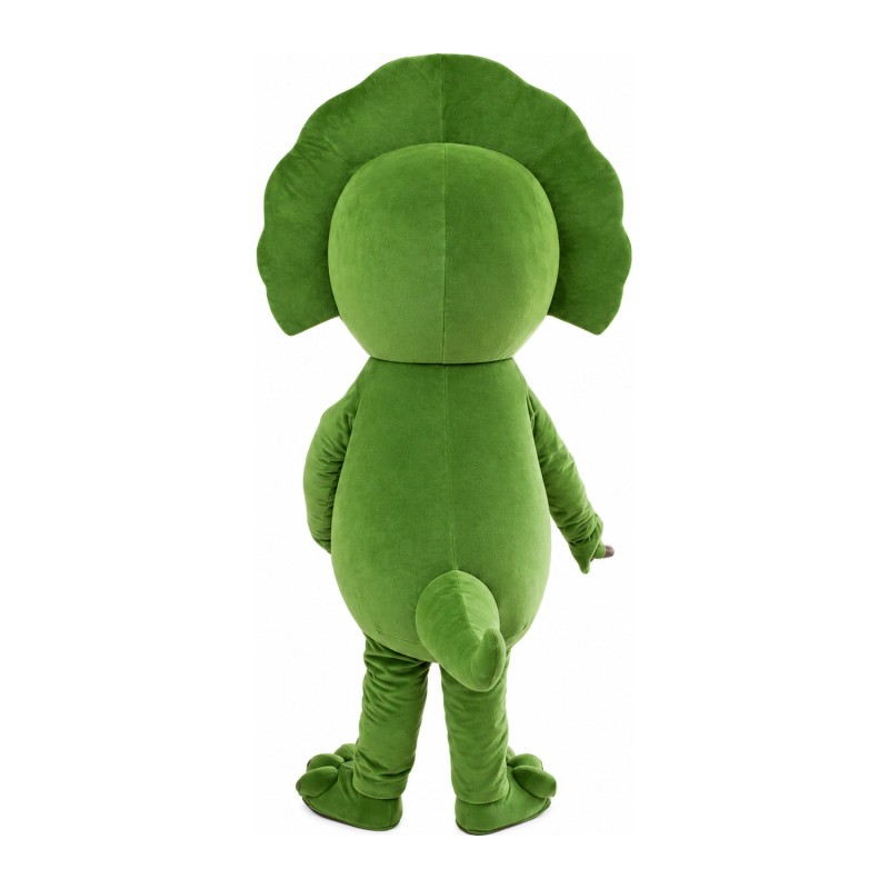 Green Dinosaur Baby With Various Expressions Mascot Costume