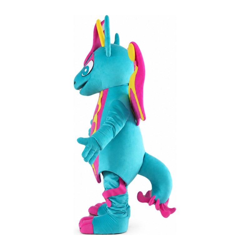 Special Style Blue & Pink Dinosaur Mascot Costume