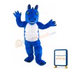 Fancy Blue Monster Mascot Costume