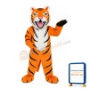 Powerful Plush Tiger Mascot Costume