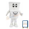 Cartoon White Toilet Mascot Costume