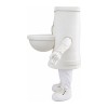 Cartoon White Toilet Mascot Costume