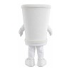 Cartoon White Toilet Mascot Costume