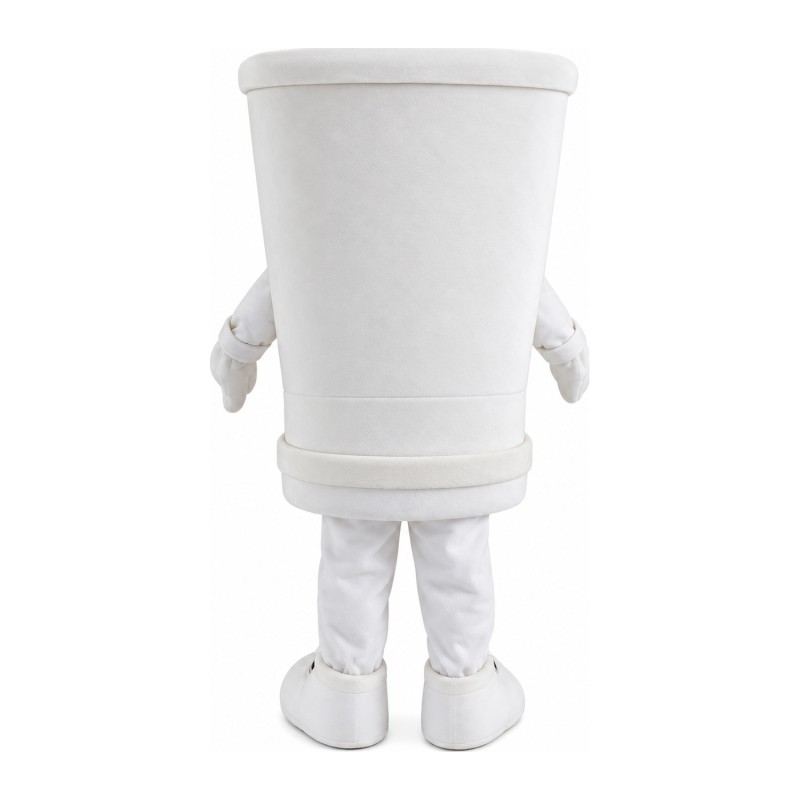 Cartoon White Toilet Mascot Costume