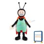 Green Striped And Red Spotted Ant Mascot Costume