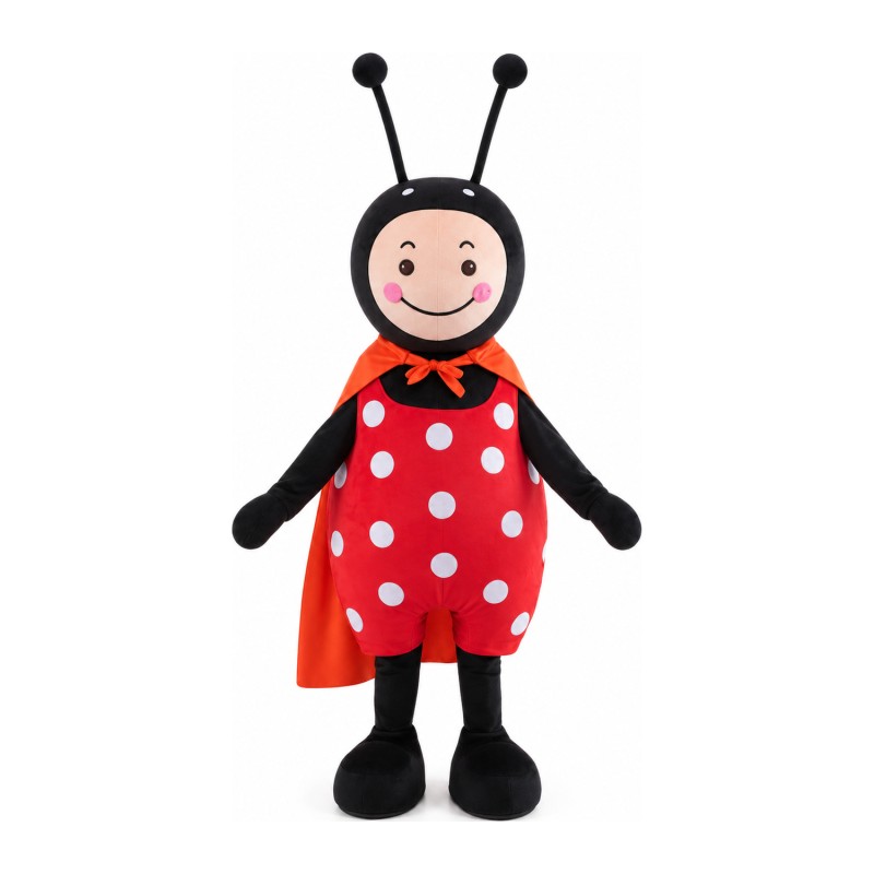 Green Striped And Red Spotted Ant Mascot Costume